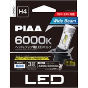 LEH260 [ヘッド＆フォグ用LEDバルブ 6000K H4 超高輝度LEDコントローラーレスシリーズ 12V/24V共用]