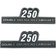 サイドカバーエンブレム 250 左右セット O93-Z250-01