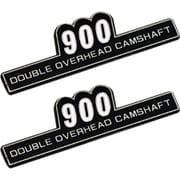エンブレム 900 貼リ付ケタイプ 左右セット O93-Z900-02