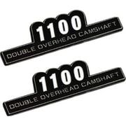 エンブレム 1100 貼リ付ケタイプ 左右セット O93-Z1100-01
