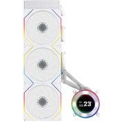 360mmラジエーター搭載 水冷クーラー HydroShift II LCD-C 360TL ホワイト LL-HS2-LCD-360TL-WT