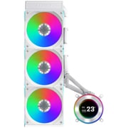 360mmラジエーター搭載 水冷クーラー HydroShift II LCD-C 360CL ホワイト LL-HS2-LCD-360CL-WT