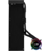 360mmラジエーター搭載 ファン無しモデル 水冷クーラー HydroShift II LCD-C 360N ブラック LL-HS2-LCD-360-N-BK