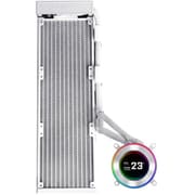 360mmラジエーター搭載 ファン無しモデル 水冷クーラー HydroShift II LCD-C 360N ホワイト LL-HS2-LCD-360-N-WT
