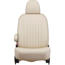 シートカバー 全席セット フィット ハイブリッド（e：HEV） ライン アイボリー×ブラウンステッチ 43EHB2007VN