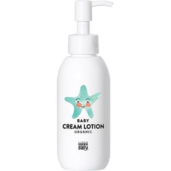 ママベビー ベビークリームローション 150ml オーガニック 無香料 天然由来100％ 親子で使える
