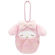 8203-287 サンリオキャラクターズ おくるみマスコット ボールチェーン付ぬいぐるみ 和柄 マイメロディ