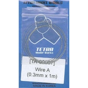 TA0007 ステンレスワイヤー 0.3mm径×1m [プラモデル用パーツ]