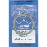 TA0011 ステンレスワイヤー 0.6mm径×1m [プラモデル用パーツ]