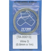 TA0013 ステンレスワイヤー 0.8mm径×1m [プラモデル用パーツ]