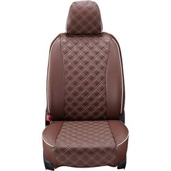 シートカバー 全席セット フォレスター キルト ブラウン×アイボリーステッチ 15EFB8152N