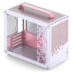 Z20 WH-PINK Micro-ATX ハンドル付きPCケース ピンク×ホワイトモデル Z20-WHPK