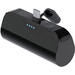 USB Type-C 直挿しモバイルバッテリー 5,000mAh/PD20W ブラック PG-LB50C01BK