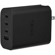 ROG 140W USB-C GaN Charger 最大140W急速充電対応 USB-C×3ポート/USB-A×1ポート 1.5mUSB Type-Cケーブルケーブル付属 Quick Charge 3.0 Power Delivery 3.1 窒化ガリウム ブラック ROG_GAN_140W