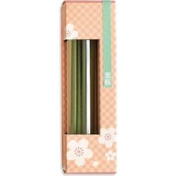 桜 ガラスビン 葉桜