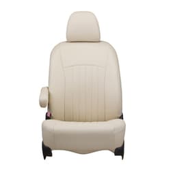 シートカバー 全席セット ワゴンR/フレア ライン アイボリー×アイボリーステッチ 43ESA6043VV
