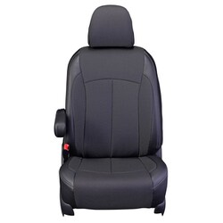 シートカバー 全席セット スペーシア/フレアワゴン クロス ブラック×ホワイト 12WSA6301KW