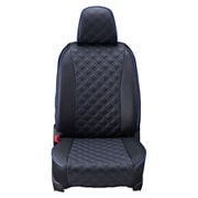 シートカバー 全席セット カムリ/アルティス キルト ブラック×ブルーステッチ 15ETB1440E