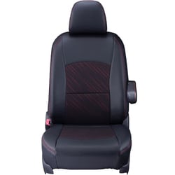 シートカバー 全席セット ミラココア クール ブラック×レッド 17EDA6500KA