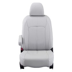 シートカバー 全席セット クラウン/クラウンハイブリッド リアルレザー ライトグレー 21ETB1453L