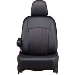 シートカバー 全席セット タント/タントカスタム ライン ブラック×レッドステッチ 43EDA6517KA
