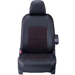 シートカバー 全席セット ワゴンR/フレア クール ブラック×レッド 17ESA6049KA