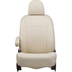 シートカバー 全席セット ワゴンR/フレア ライン アイボリー×アイボリーステッチ 43ESA6049VV