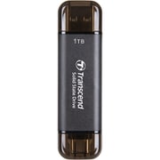 ポータブルSSD 1TB 最大1050MB/s Type-A/Type-C両対応 iPhone 15/16対応/PS4/PS5 動作確認済 ブラック TS1TESD310C