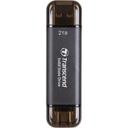 ポータブルSSD 2TB 最大1050MB/s Type-A/Type-C両対応 iPhone 15/16対応/PS4/PS5 動作確認済 ブラック TS2TESD310C