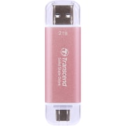 ポータブルSSD 2TB 最大1050MB/s Type-A/Type-C両対応 iPhone 15/16対応/PS4/PS5 動作確認済 ピンク TS2TESD310P