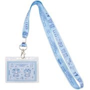 217479-25 サンリオキャラクターズ 幅広ネックストラップ MU DOLLY MIX シリーズ マイメロディ＆クロミ ブルー