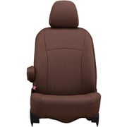 シートカバー 全席セット エクストレイル ライン ブラウン×アイボリーステッチ 43ENB5626NV