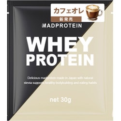 MADPROTEIN WHEYPROTEIN たんぱく質含有量約71％ カフェオレ 30g [プロテイン]