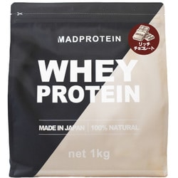 MADPROTEIN WHEYPROTEIN たんぱく質含有量約71％ リッチチョコレート 1kg [プロテイン]