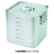 18-8目盛付深型角キッチンポット(フタ付)(手付) SH-4230D
