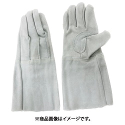 ラッキーワーカー 溶接用革手袋 床5本指 （外縫） 605 フリー 605