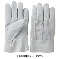 牛床革背縫い作業手袋 L D-506-L