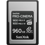 SanDisk PRO-CINEMA CFexpressType Aカード 960GB 読み出し速度最大1800MB/秒 書き込み速度最大1650MB/秒 SDCFEA-960G-JN4NN