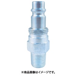 スナップ・チェック/358 ワンタッチ検圧ニップル バルブ付き R1/8 オネジ 10-358-6151