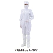 AS 無塵衣 AS197C フード付 白 L 1-7864-03