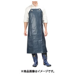 1900 ターポリン胸付前掛 紺 M 1900-55-M