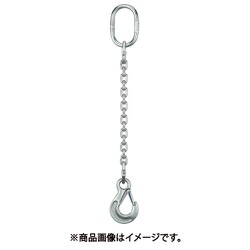 SUS製チェーンスリング1本吊りスリングフックタイプ 0.4t 1-AWI-HSWI-5