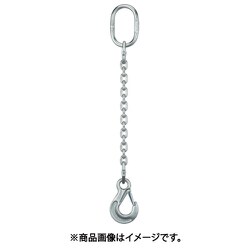SUS製チェーンスリング1本吊りスリングフックタイプ 0.8t 1-AWI-HSWI-7
