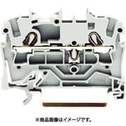 スプリング式中継端子台 2002シリーズ2線式用 グレー色 2002-1201-PK