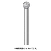 ロングシャフト超硬カッター 球型 ダブルカット Φ9.5×8×軸Φ6 26612