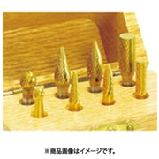 チタンコート超硬カッターセット 8本入 軸Φ6 28115