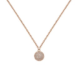 DW00400625 Pave Crystal Necklace RG