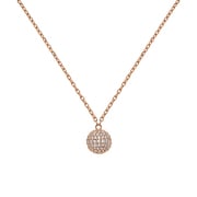 DW00400625 Pave Crystal Necklace RG