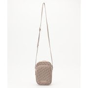 B0060-03 26 [ランダムプリーツショルダーバッグ タテ グレージュ]
