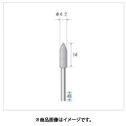 ダイヤモンドゴム砥石 3本入 砲弾型 Φ4.0×14×軸Φ2.34 #2000 47752